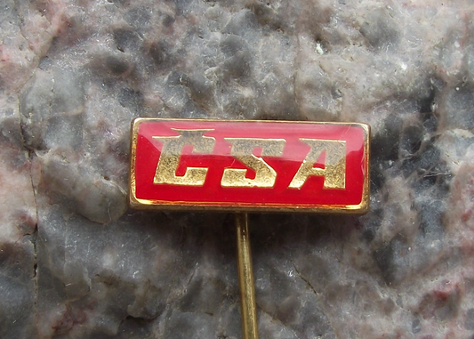 Vintage CSA Czech Airlines Aircraft Logo Motif Aviation Pin Badge