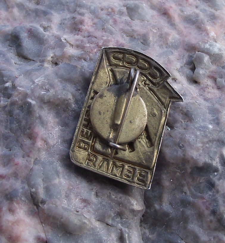 Vintage Venera Soviet Union Launch Vehicle Mission to Venus Pin Badge