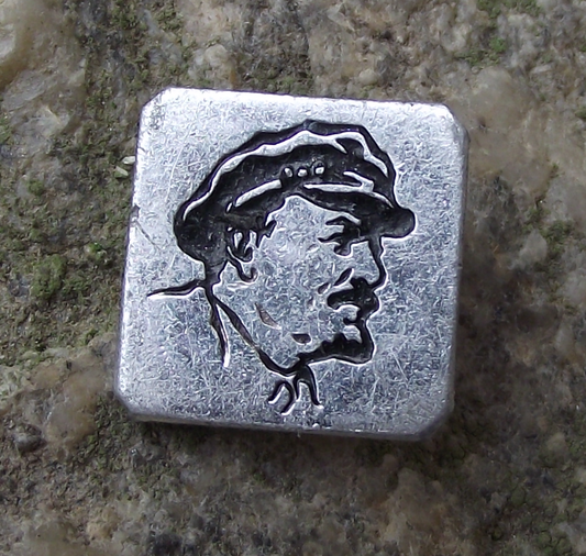 Vintage VI Lenin Russian Soviet Union Communist Politician Flat Cap Pin Badge