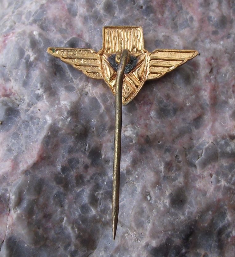 Vintage 1940's Sabena Belgian Congo Airlines Rare Imperial Belgium Pin Badge