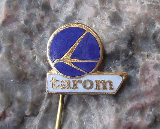 Vintage TAROM Romanian Airlines Aircraft Bird Logo Eagle Pin Badge