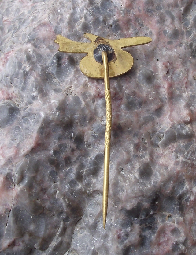 1963 JAT Yugoslavia Serbia Airlines Caravelle Aircraft Logo Pin Badge