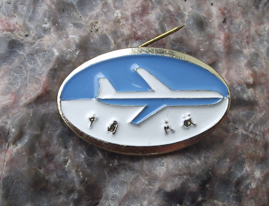 Vintage CAAC Civil Aviation Administration of China Aircraft Pin Badge