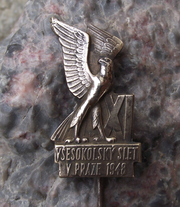 1948 Medium Sokol Organisation 11th All State Gymnastics Display Pin Badge