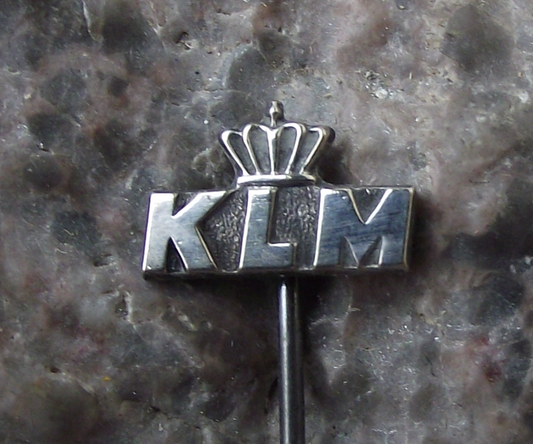 Vintage KLM Dutch Airlines Winged Logo Netherlands Holland Pin Badge