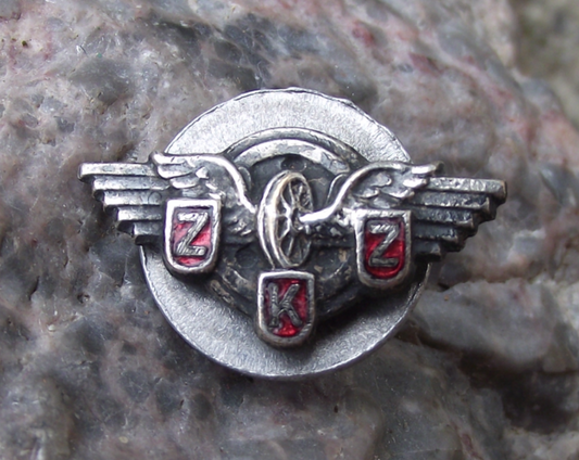 Vintage ZZK Polish Federation of Railway Trade Unions Uniform Badge