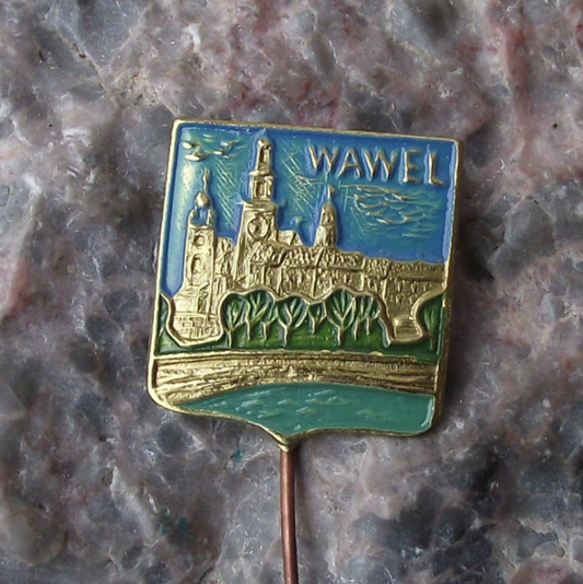 Vintage Wawel Castle Legendary Home of Poland Kings Polish Pin Badge