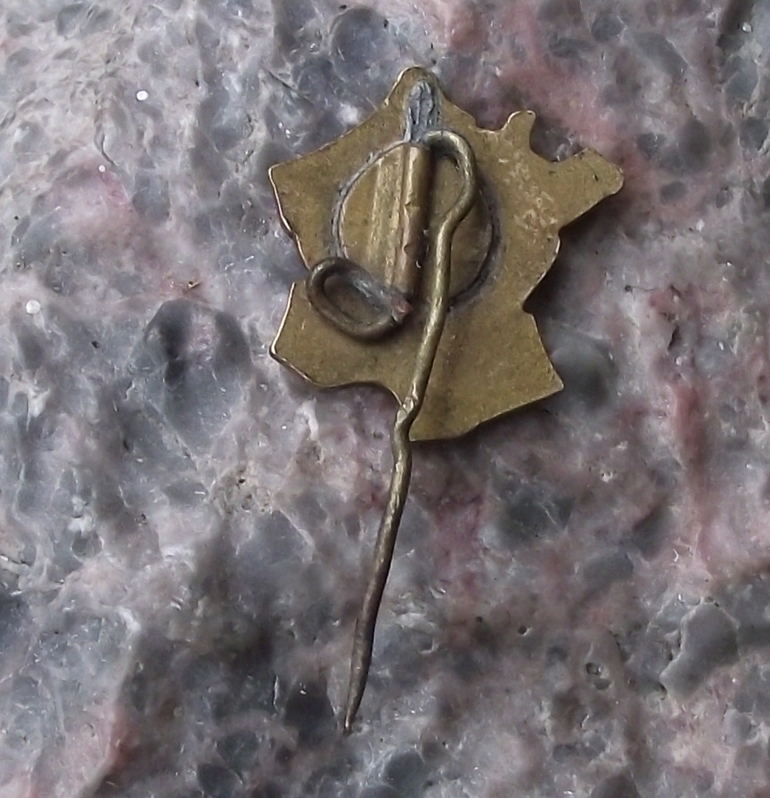 Vintage UJCF France Youth Young Communist Party French Political Pin Badge