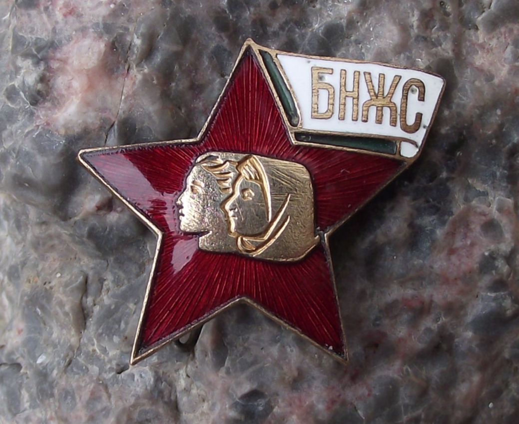 1940's Bulgaria Suffragettes Movement Womens Rights Union Star Pin Badge