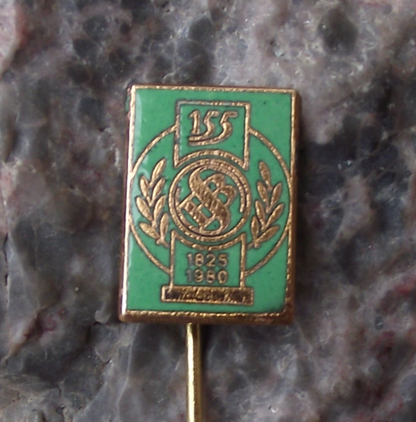 1980 Sellier and Bellot Czech Ammunition Maker 155th Anniversary Pin Badge