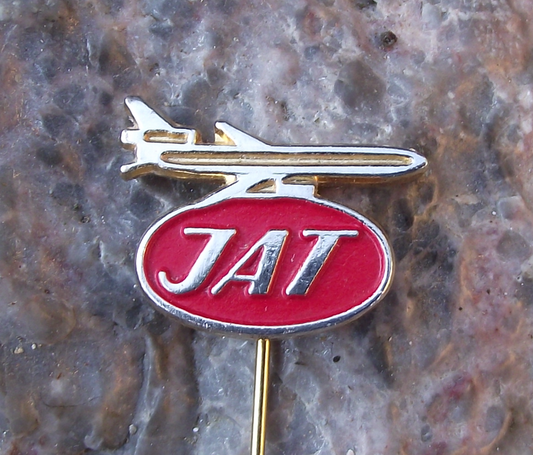 1978 JAT McDonnell Douglas DC-10 Serbia Airlines Aircraft Pin Badge