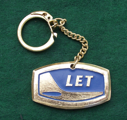 Vintage LET Aviation Zlin Z-37 Bumblebee Agricultural Aircraft Keychain Keyring