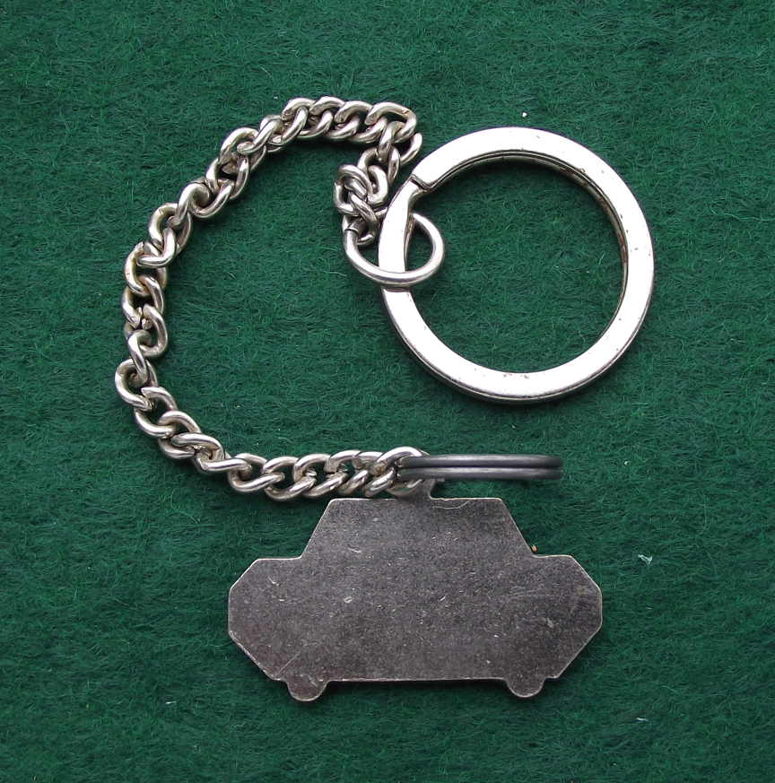 Vintage Mototechna Czechoslovak Car Parts Supplier Car Keychain Keyring