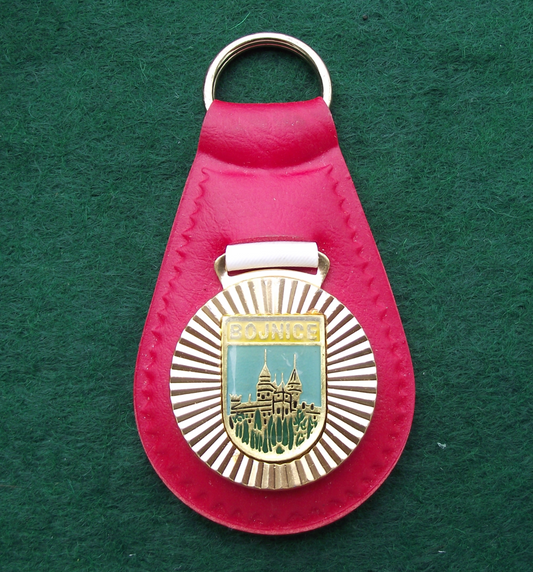 Vintage Bojnice Castle Weinitz Slovakia Tourist Souvenier Keychain Keyring