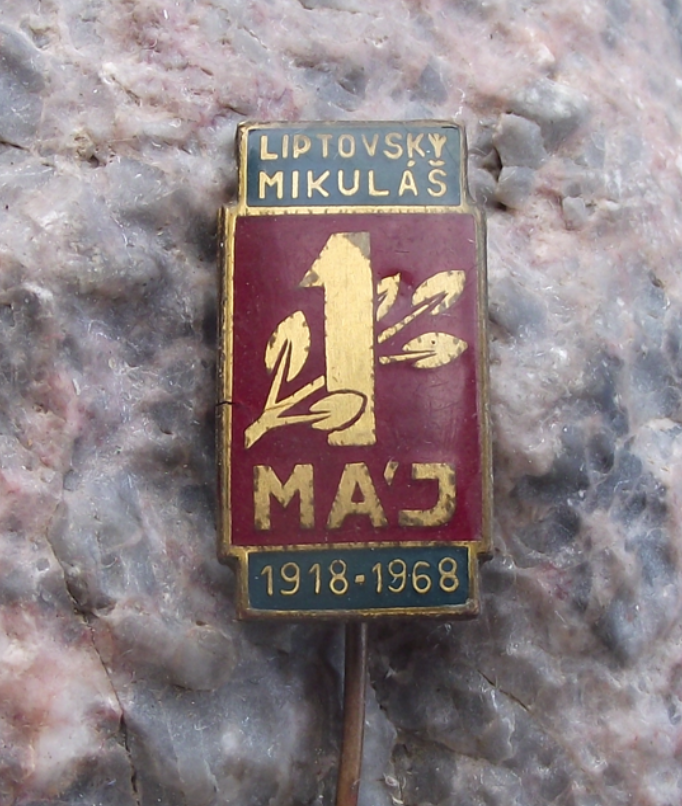 1968 Czechoslovakia May day Mayday 1st First May Parade Pin Badge