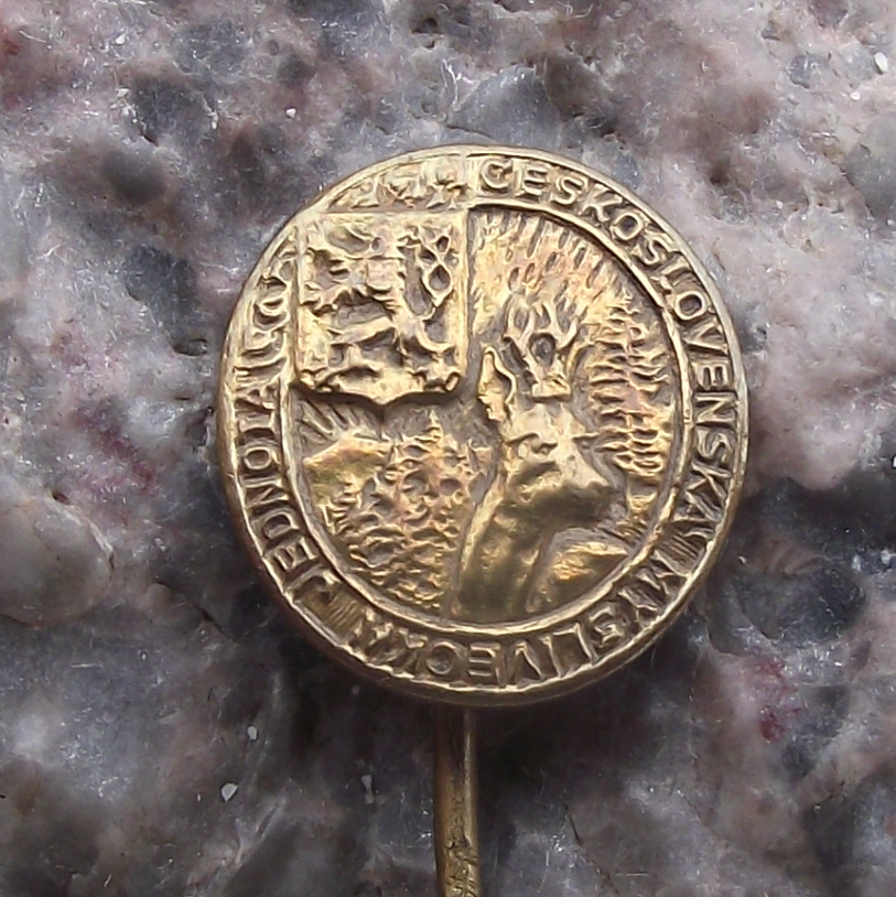 1940's CMMJ Czech Hunters Association Members Pin Badge