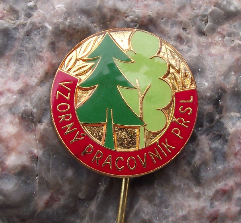 Vintage PRSL Pin Badge