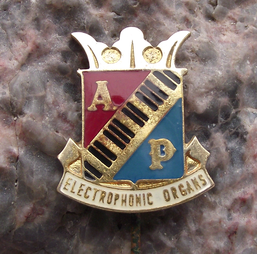 Electrophonic Organs by Petrof Piano Musical Instruments Pin Badge