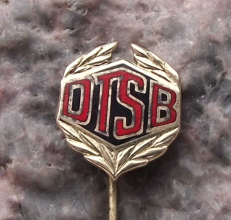 Vintage DTSB Deutsches Turn Sportfest Central Sports East German DDR Pin Badge