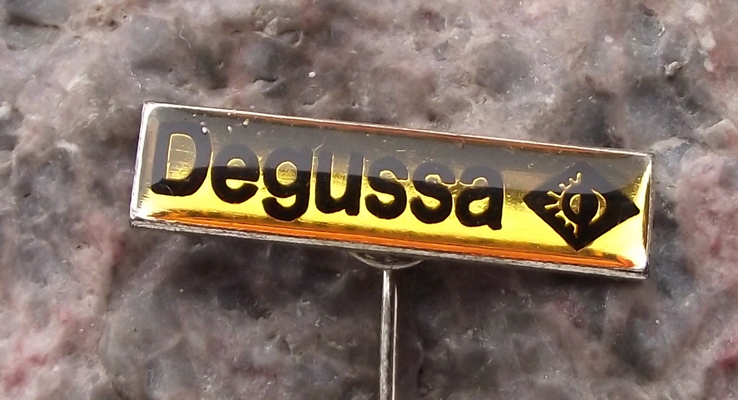 Vintage Degussa German Gold and Silver Refining Company Pin Badge