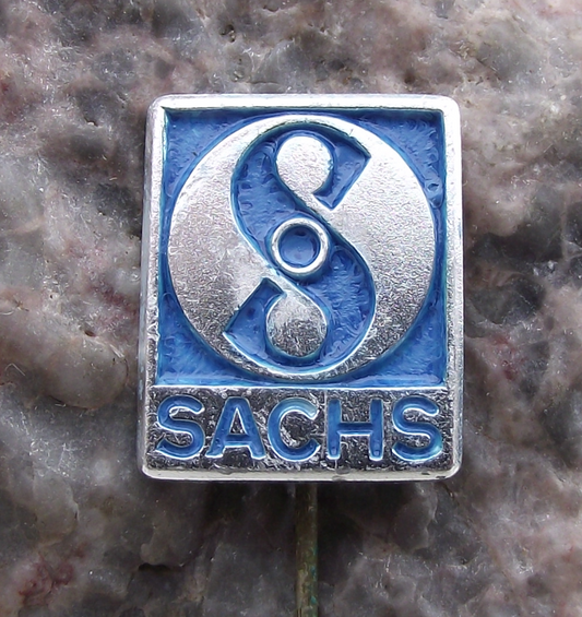 Vintage East German DDR Motorbike Automotive Company Sachs Pin Badge - Badgecrazy