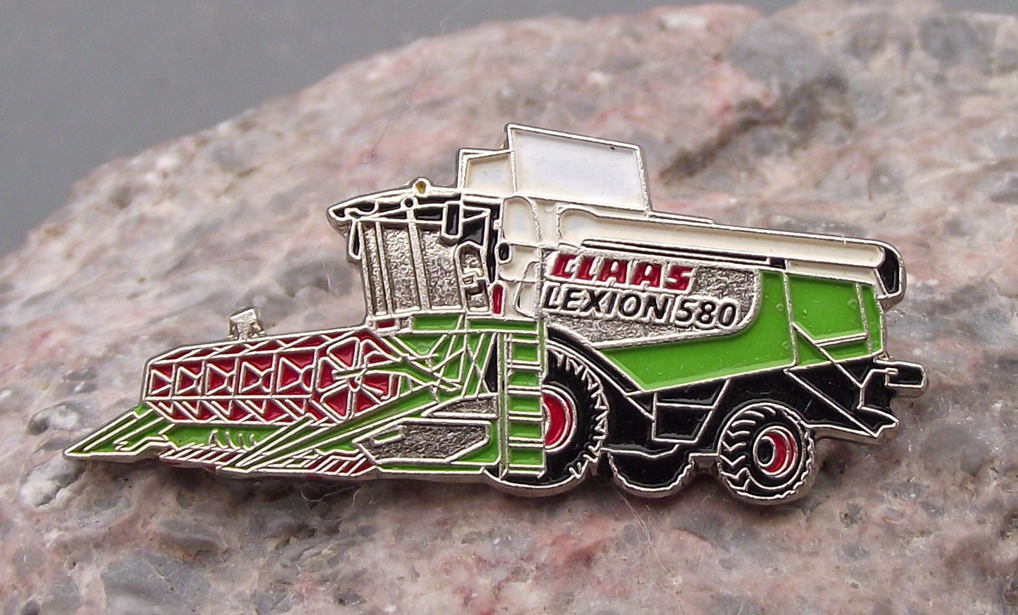 Claas Lexion 580 German Agriculture Farming Combine Harvester Pin Badge