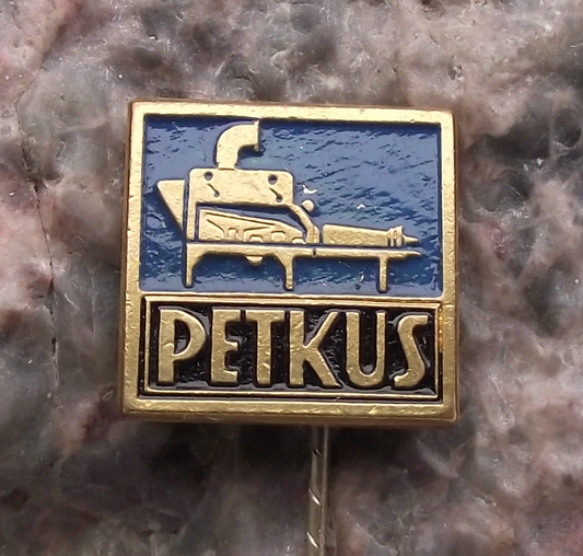 Vintage Petkus Wutha Grain Seed Sorting German DDR GDR Company Pin Badge