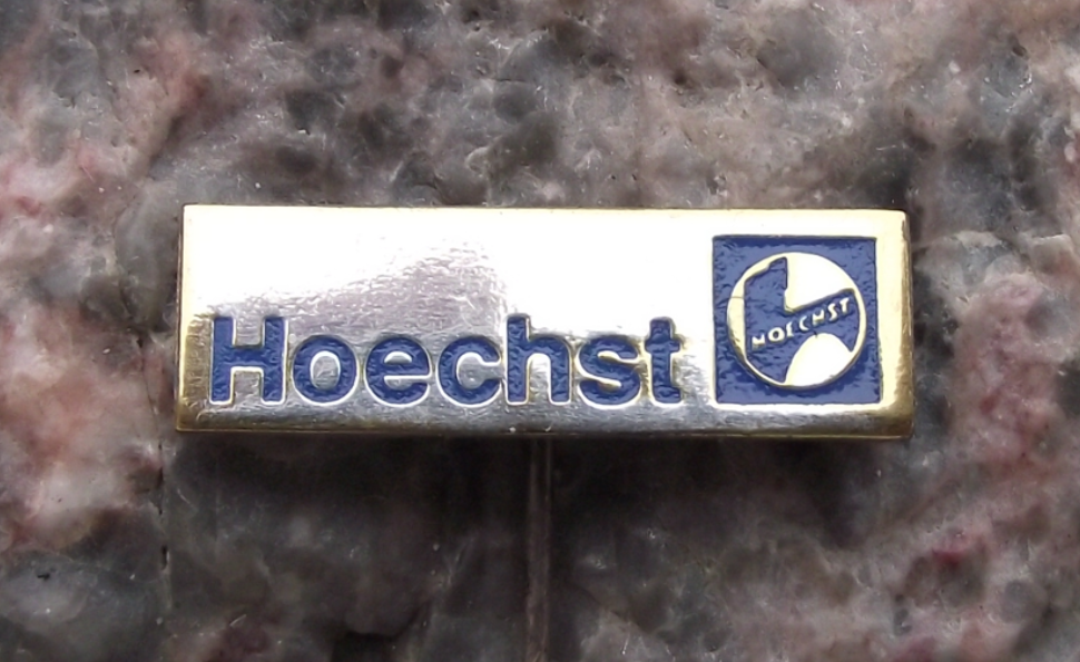 Vintage Hoechst AG German Chemical Engineering Life Sciences Pin Badge