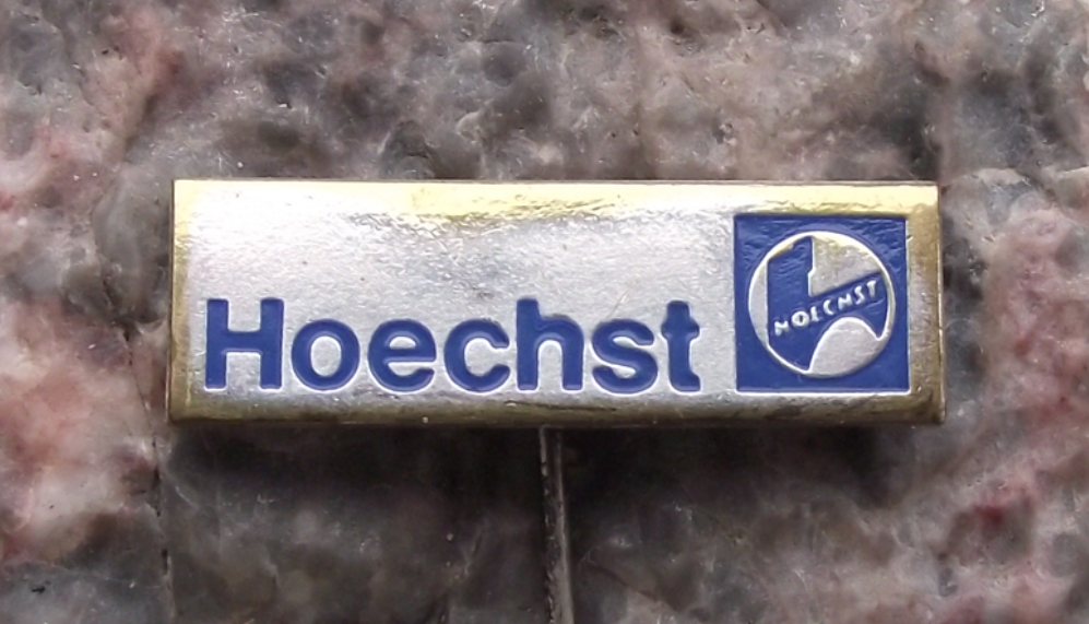 Vintage Hoechst AG German Chemical Engineering Life Sciences Pin Badge