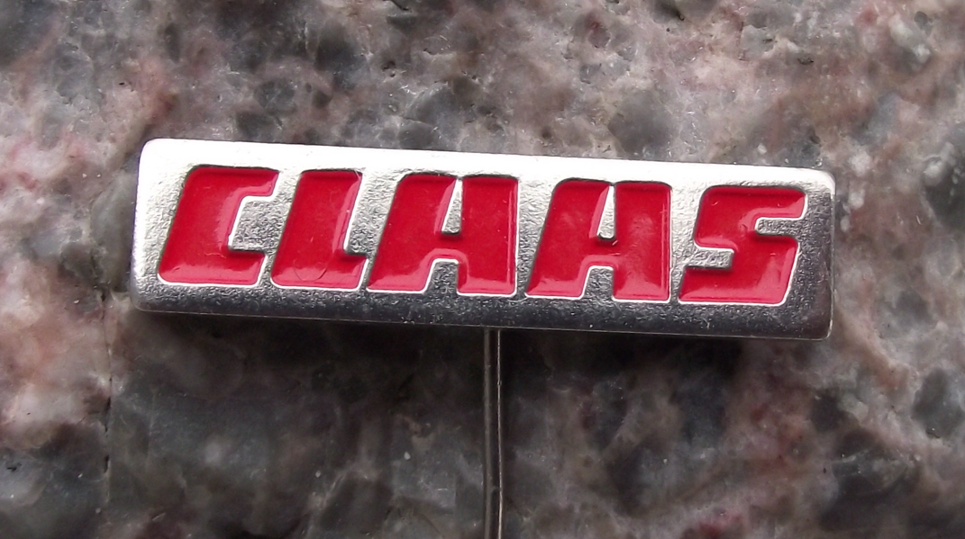 Vintage Claas German Agriculture Farming Combine Harvester Pin Badge