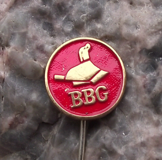 Vintage BBG Leipzig Bodenbearbeitungsgerate Farm Machines DDR Pin Badge