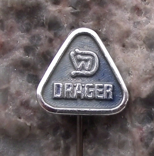 Vintage Drager German Breathing Equipment Engineering Company Pin Badge