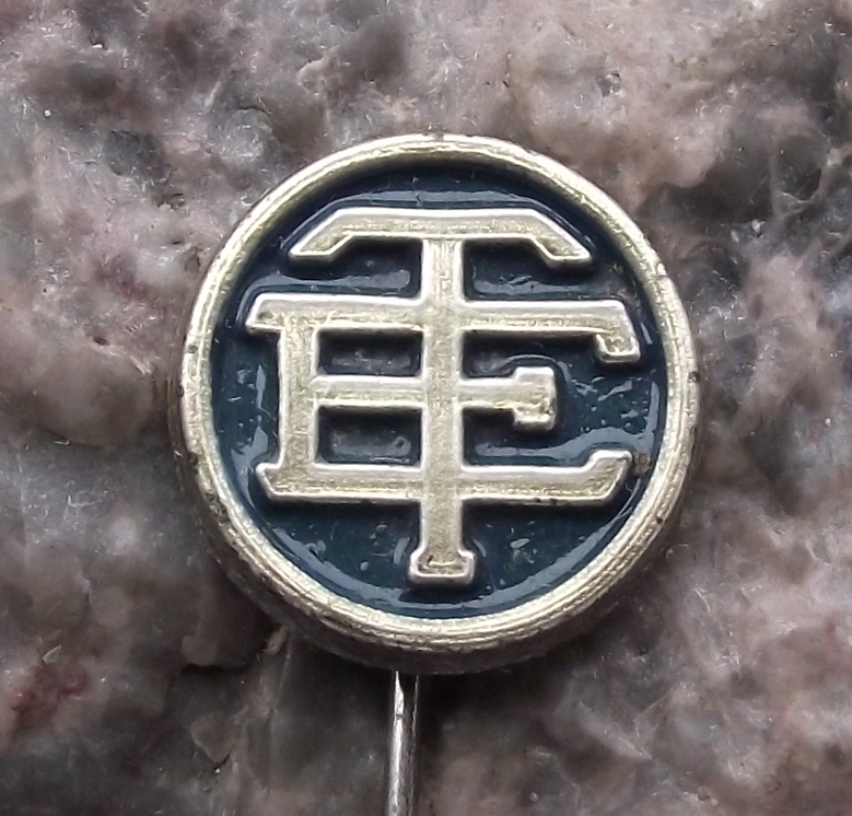 Vintage Telemecanique Computer Engineering Electronics Company Pin Badge