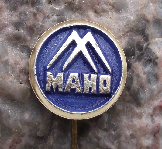 Vintage West German Maho Milling Machines Lathes Engineering Pin Badge - Badgecrazy
