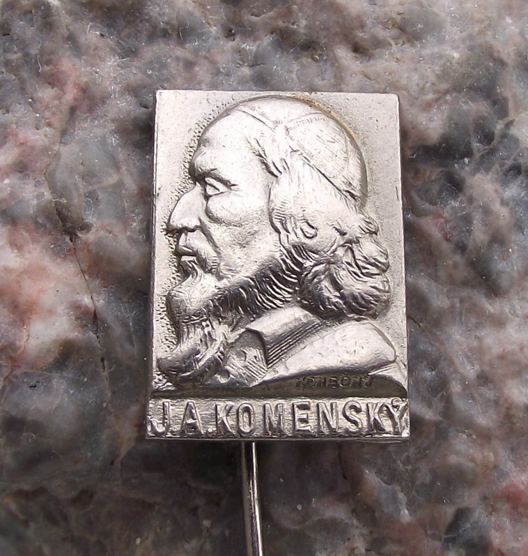 John Comenius Jan Amos Komensky Philosopher and Teacher Pin Badge