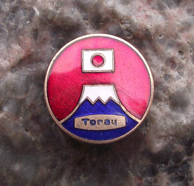 Vintage Toray Industries Japan Chemical Engineering Company Pin Badge