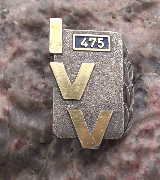 Vintage 475 km IVV Internationaler Volkssportverband Large Award Pin Badge