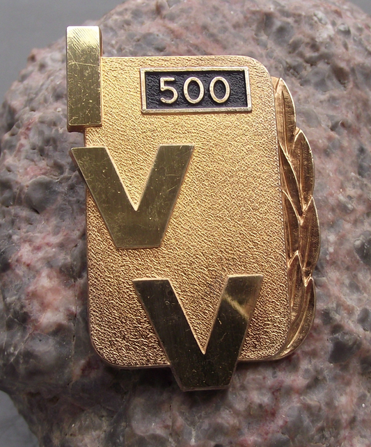 Vintage 500 km IVV Internationaler Volkssportverband Large Award Pin Badge