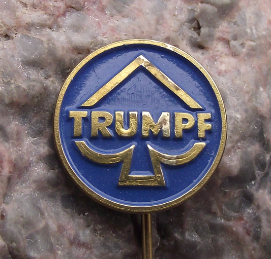 Vintage Trumpf Company Machine Tools Lasers Germany Pin Badge