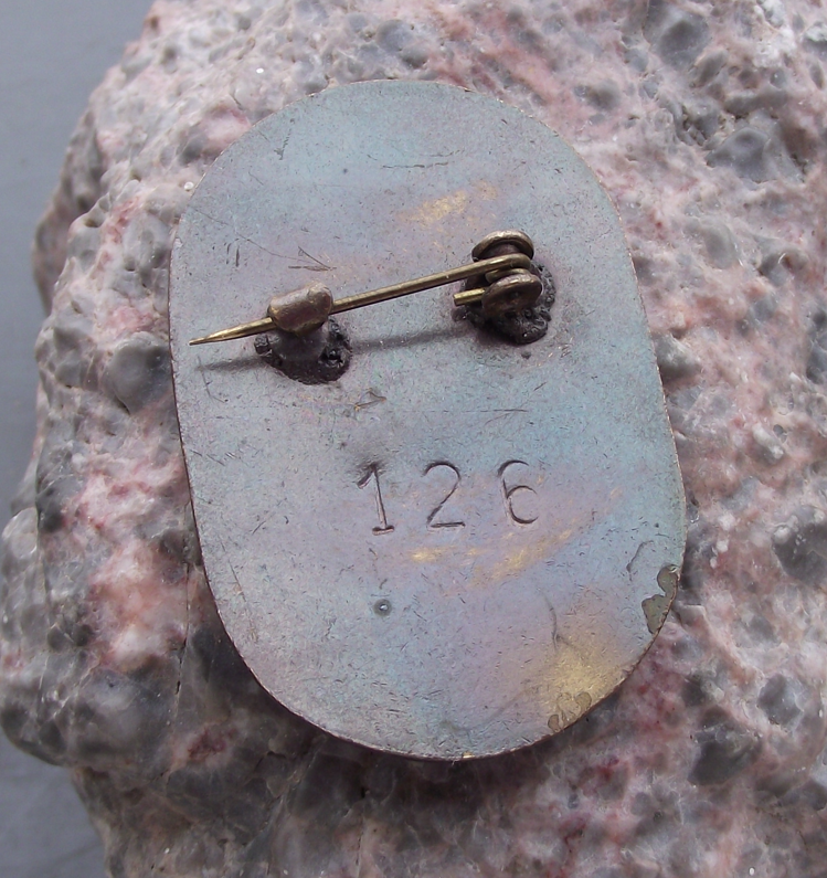 Numbered Mountain Climbing Club TJ Cesky Raj Czech Climbing Pin Badge