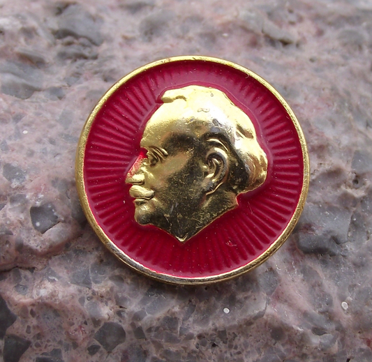 Vintage Georgi Dimitrov Bulgarian Communist  Prime Minister Pin Badge