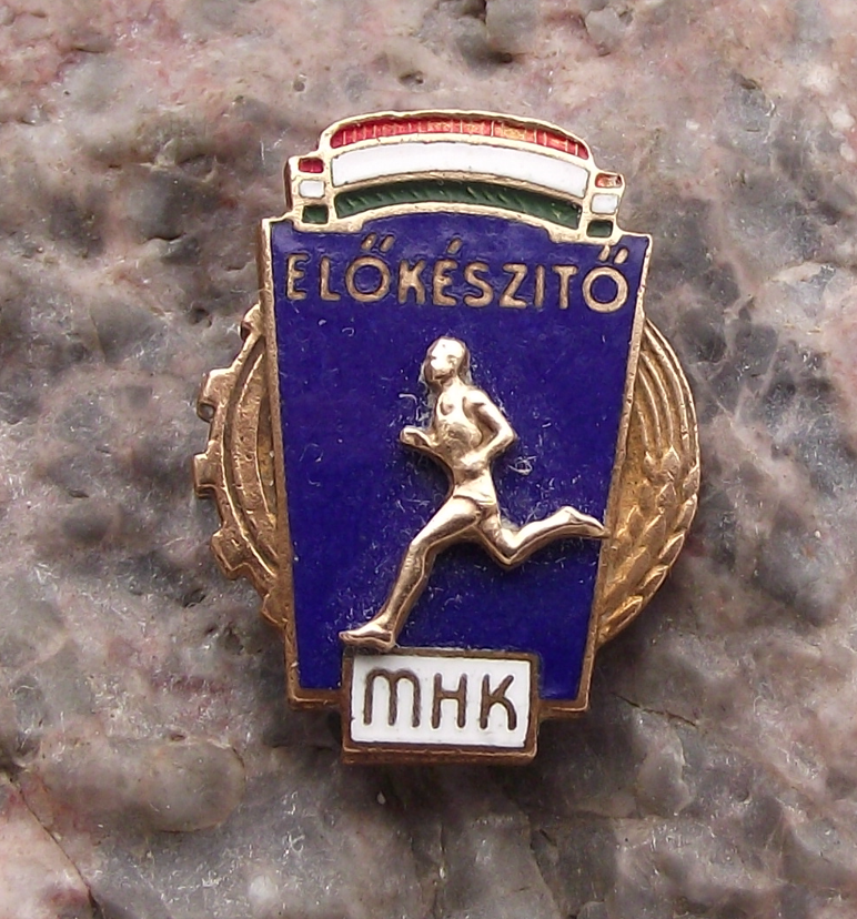 Vintage MHK Hungary Youth Young Pioneer Communist Sports Pin Badge