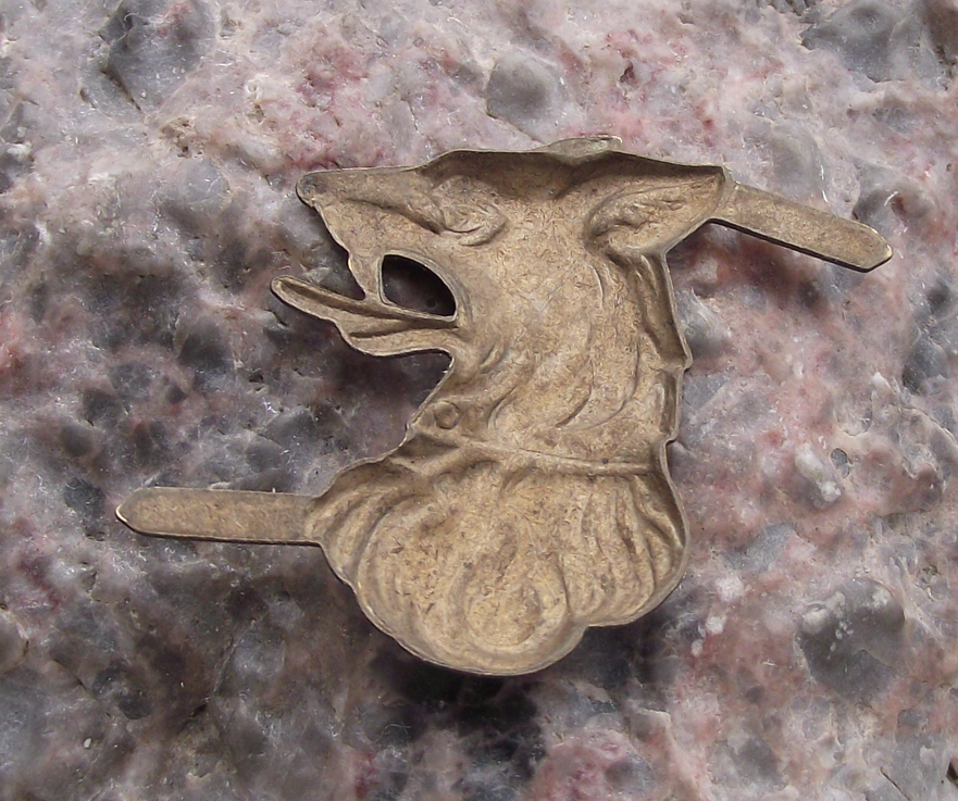 Czechoslovakia Army CSLA Uniform Wolf Insignia Border Guard Badge