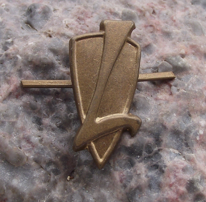 Czechoslovakia Army CSLA Logistics Division Uniform Insignia Shield Badge