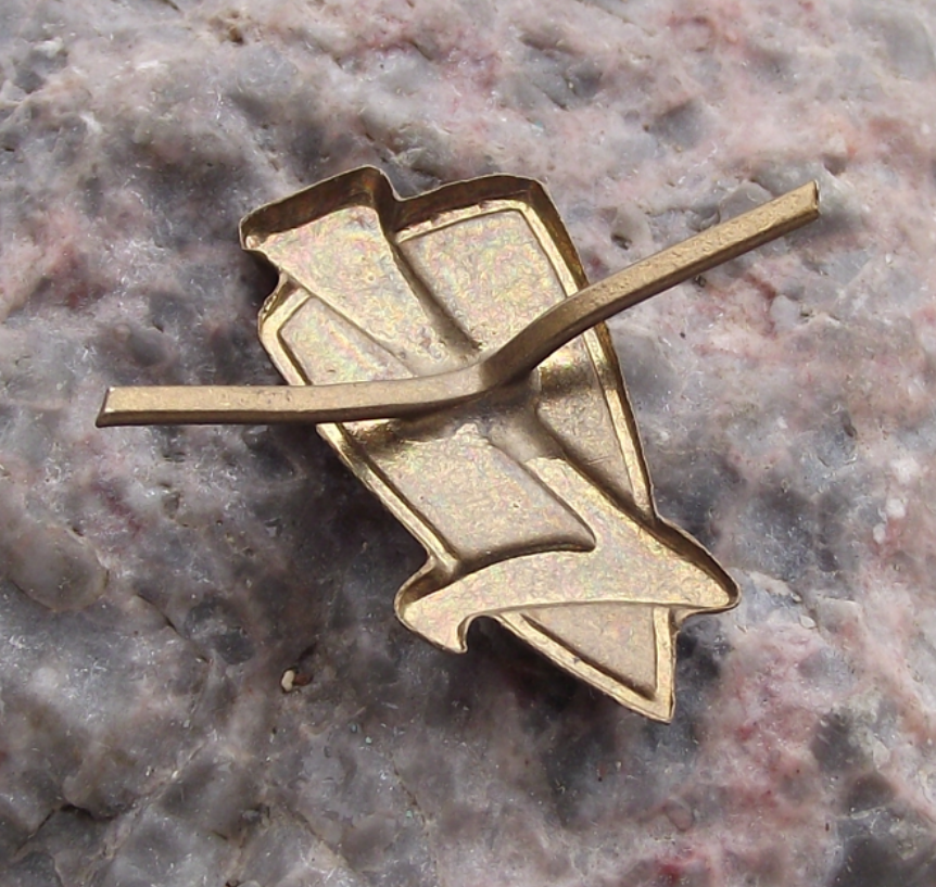 Czechoslovakia Army CSLA Logistics Division Uniform Insignia Shield Badge