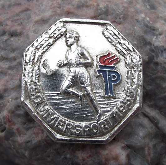 1956 Thalmann Pioneer Organisation Youth Sommersport Athletics Award Pin Badge