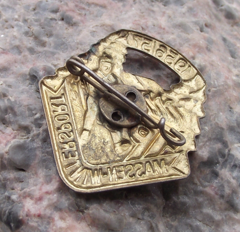 1956 Thalmann Pioneer Organisation Youth Wintersport Skiing Award Pin Badge