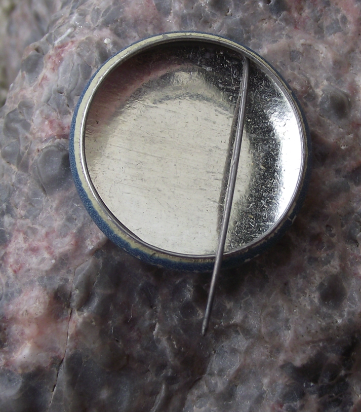 Vintage Estonia Tallinn Town Buildings and Church Spire Pin Badge