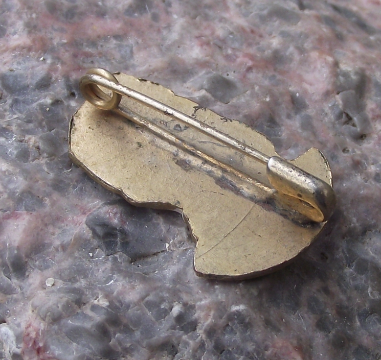 Vintage Image of Fidel Castro Cuban Revolutionary and President Pin Badge