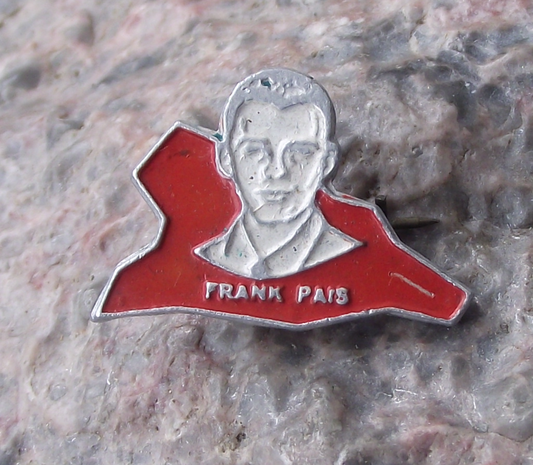 Vintage Cuban Revolutionary Frank Pais Oriente Province Map Pin Badge